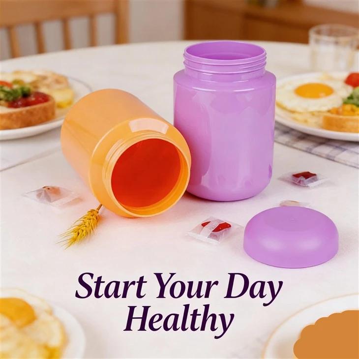 PET pharmaceutical bottle for capsule and tablet packaging